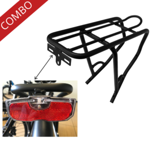 Gepäckträger und Rücklicht Set Urbanbiker